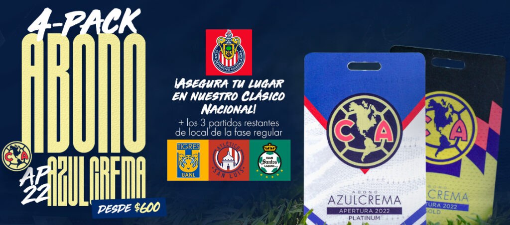Azulcrema es la Membresía oficial del Club América